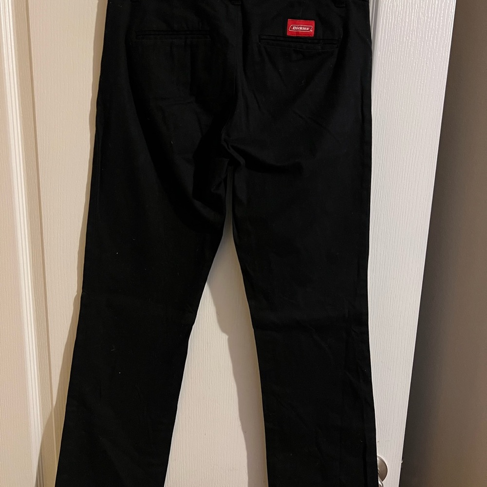 Dickies black pants. Size 7. Like new - Picture 3 of 4